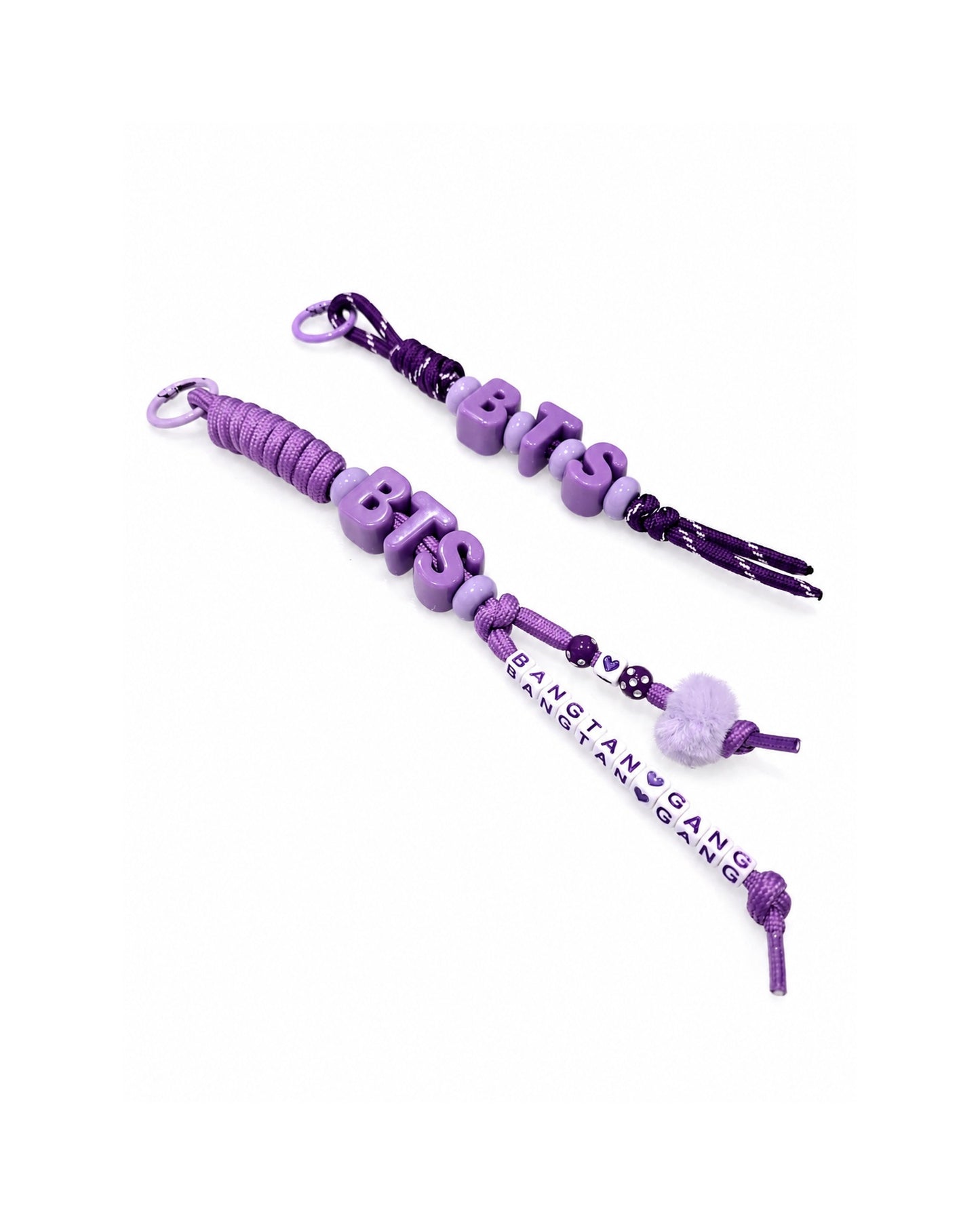 Custom Bagcharm Words on 2 Cords