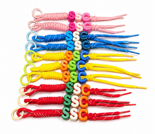 Three Letter Colorful Bagcharm