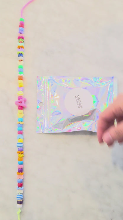 DIY Initial Necklace Kit Birthday Party Loot Bags Build Your Own Necklace Customized