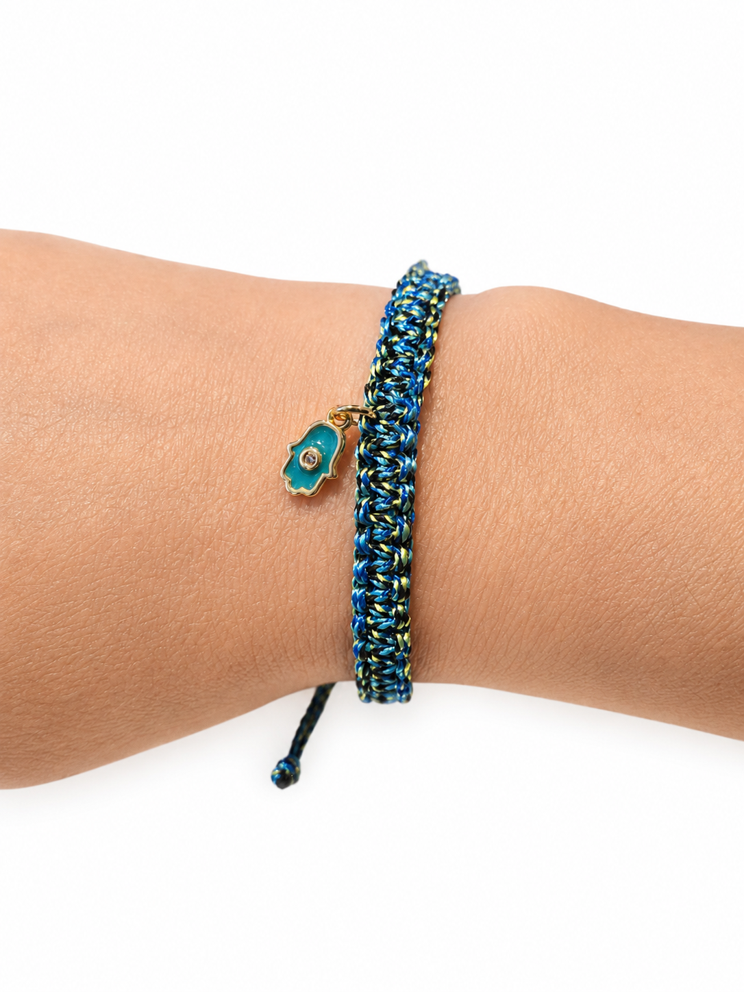Snake Paracord Adjustable Charm Bracelet