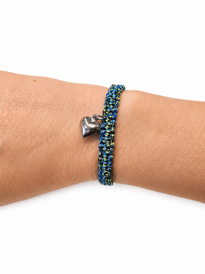Snake Paracord Adjustable Charm Bracelet