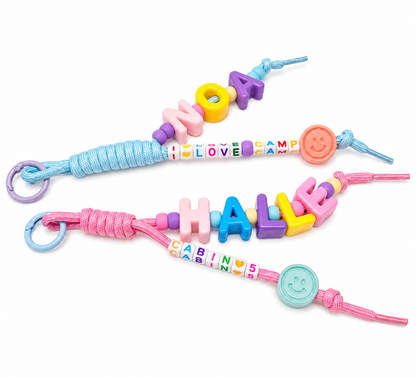 Custom Bagcharm Words on 2 Cords