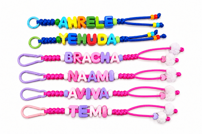 Custom Kids Name Bag Charms