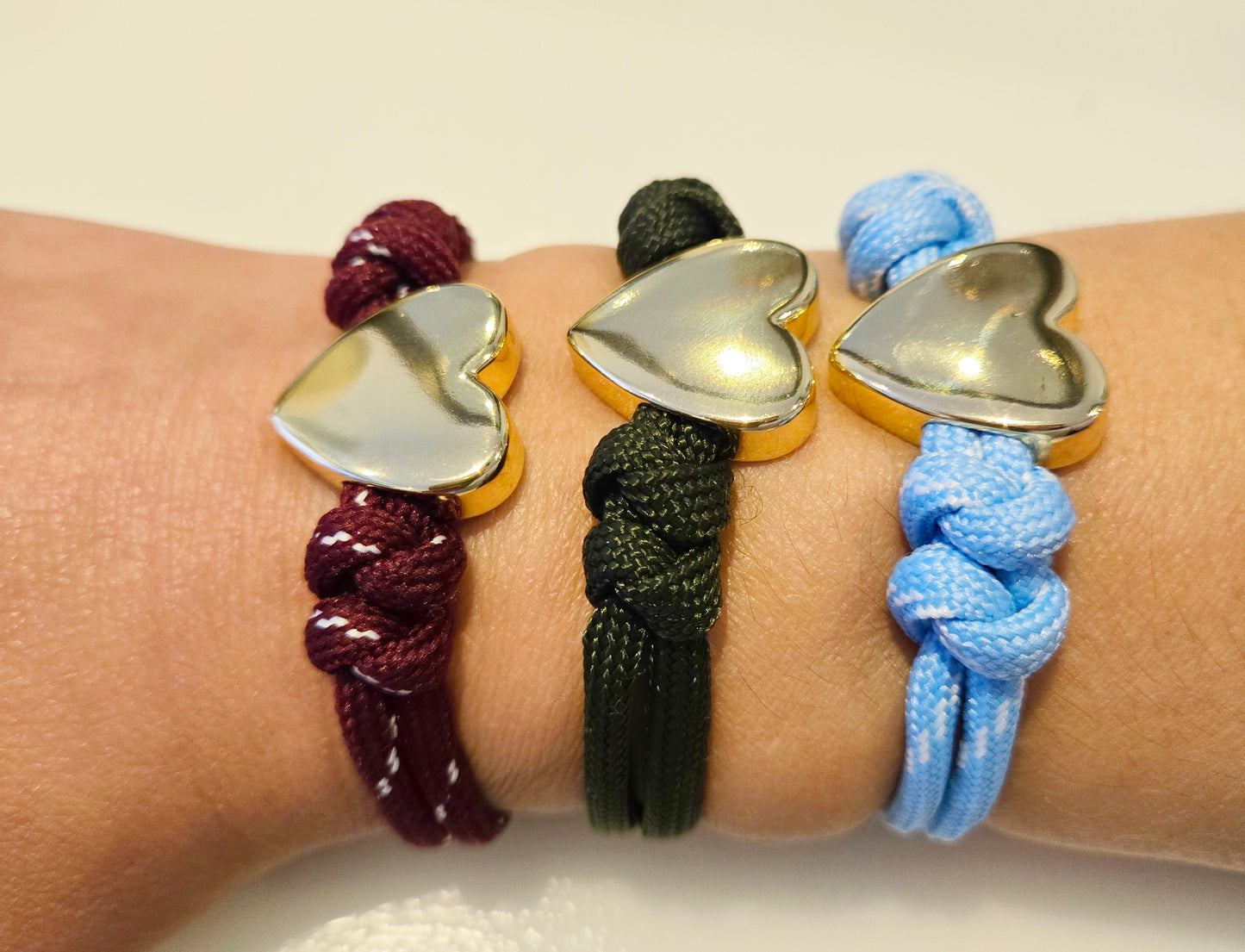 Heart on Your Sleeve Paracord Bracelet